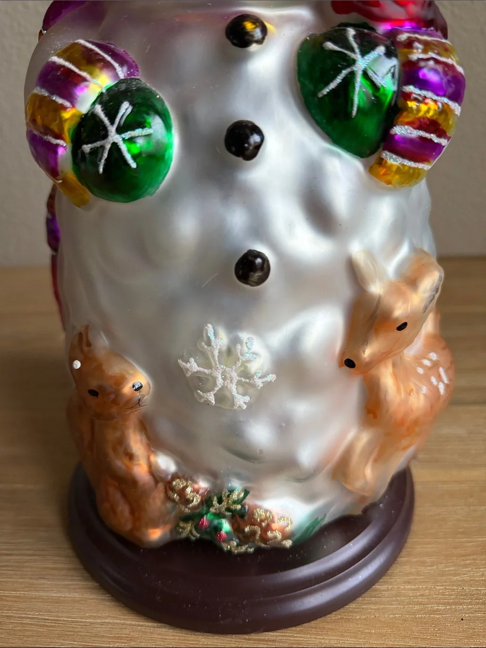 2004 Thomas Pacconi Classic Snowman 14” Christmas Holiday Decor Pre-Owned EUC
